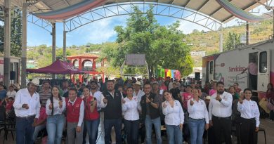 VISITA DE LA SRA. MARISOL ROSSO PRESIDENTA DEL DIF ESTATAL EN OTÁEZ.